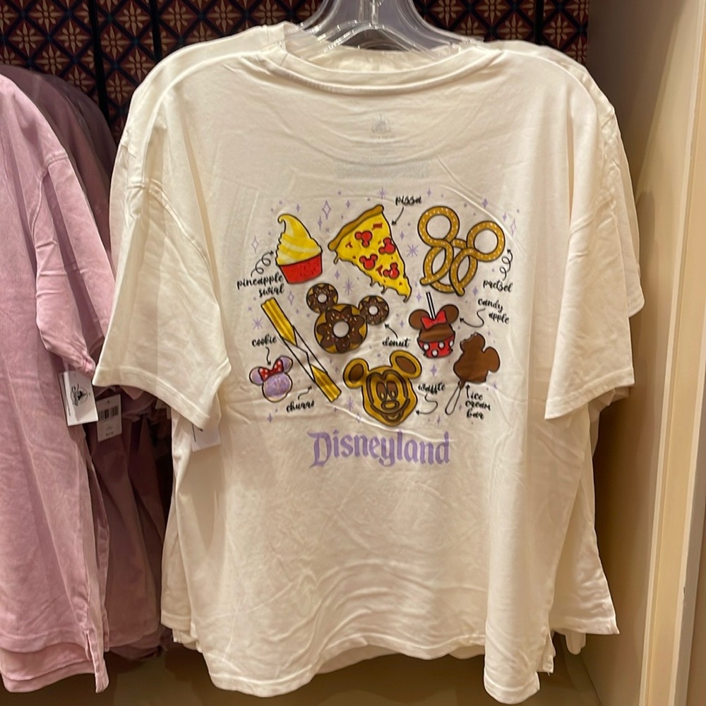 Disney Parks Disneyland Foodie Snacks T Shirt NEW